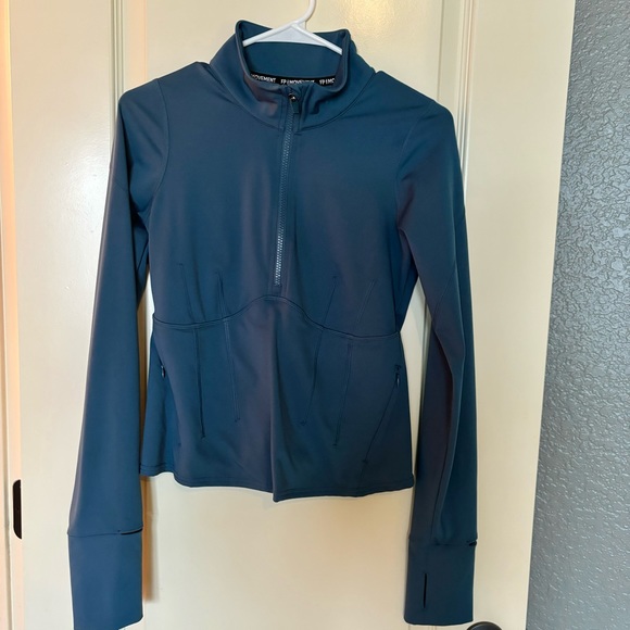 Free People Movement Run the Course Half Zip Pullover Layer Top Size: M - Picture 4 of 7